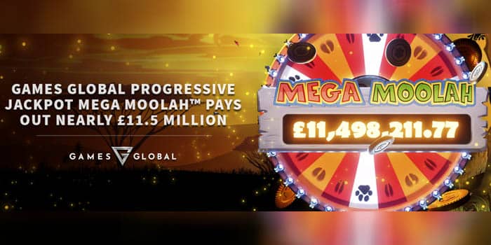เกม Mega Moolah จาก Games Global มอบรางวัล Jackpot 15.6 ล้านดอลลาร์